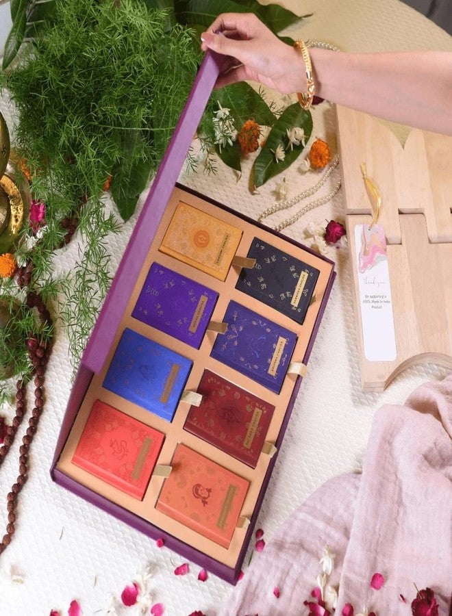 ServDharm Asht Chalisa Gift Set - 8 Premium Pocket Chalisa Books for Daily Pooja, Home Temple and Festive Gifting - Image 1